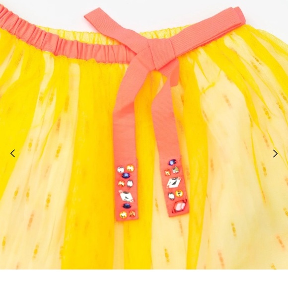 Billieblush Bow-Detailed Yellow Tulle Skirt with Pink Accents
SZ 10 - Picture 3 of 14